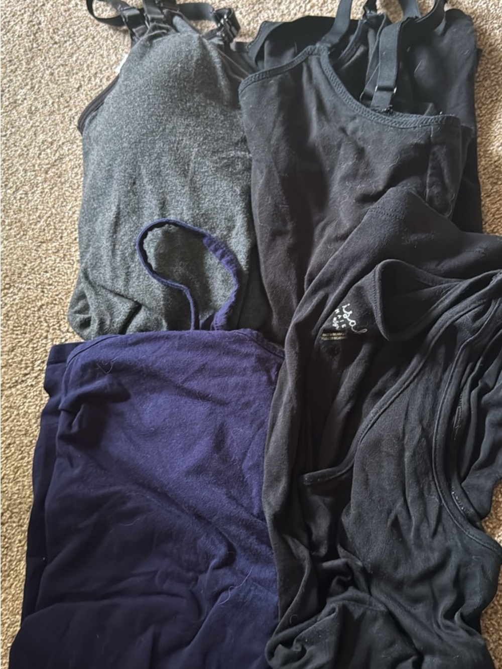 Nursing and maternity tank tops bundle